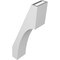 Ekena Millwork 4-in. W x 8-in. D x 20-in. H Westlake Architectural Grade PVC Knee Brace BRCP04X08X20WTL - alternate 2